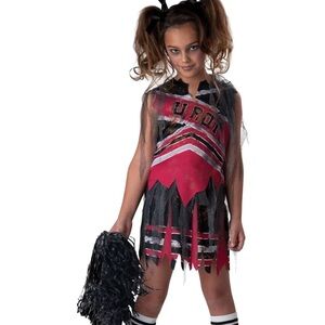 InCharacter Costumes U ROT Spiritless Cheerleader 4pc Cheer Halloween Costume
